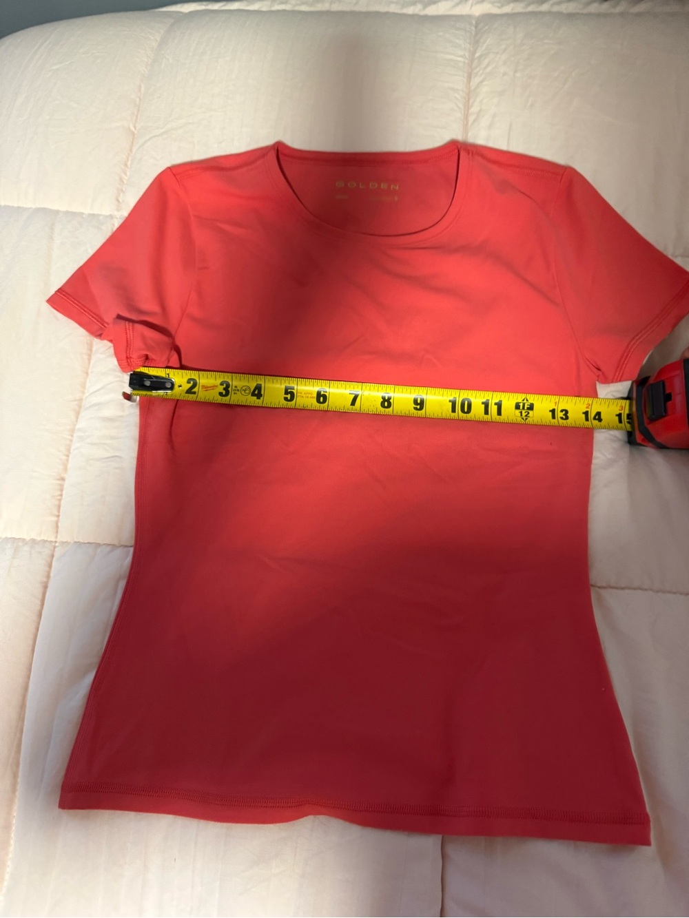 Aritzia Golden Butterline Crewneck short sleeve